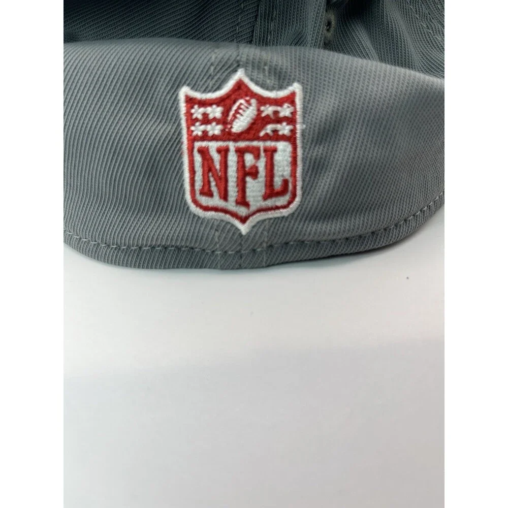 Reebok San Francisco 49ers NFL FitMax70 Flex Hat Cap Red Gray S/M Official